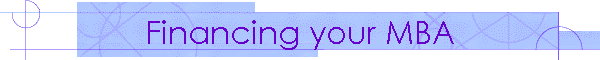 Financing your MBA