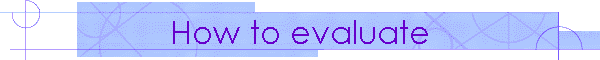 How to evaluate